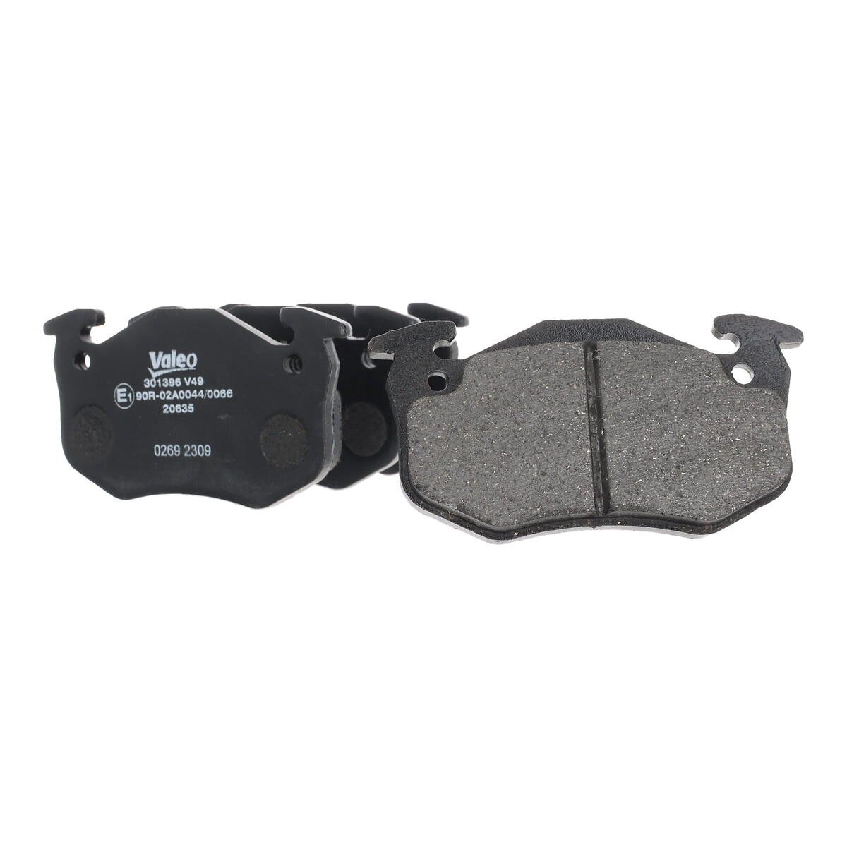 Jeu de 4 plaquettes de frein VALEO ref. 301396
